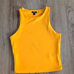 High neck crop top